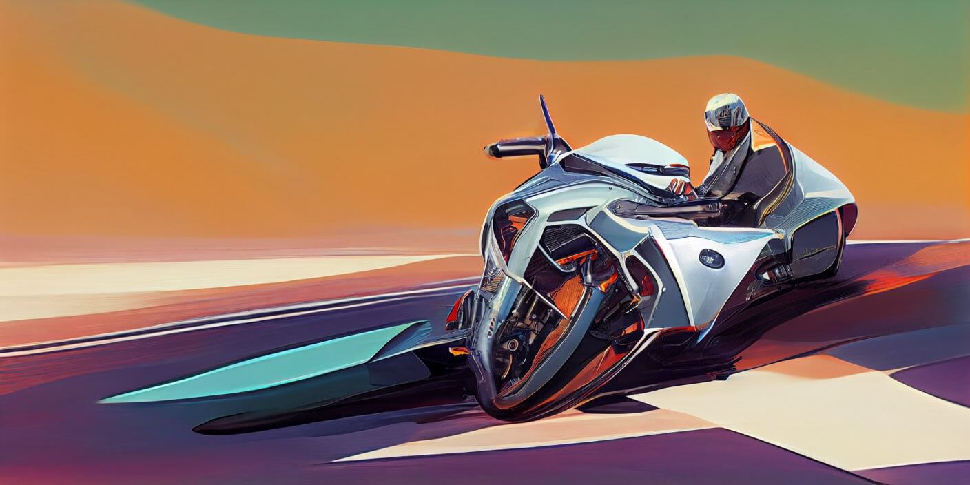 Midjourney My Best3: Motorcycle of the Future: 未来のバイク