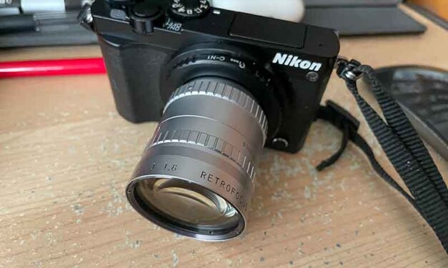 Nikon 1 J5にP.Angenieux 10mm F1.8 Retrofocus R21（Pixcoレンズアダプター16mm Cマウント）を付けて撮影する