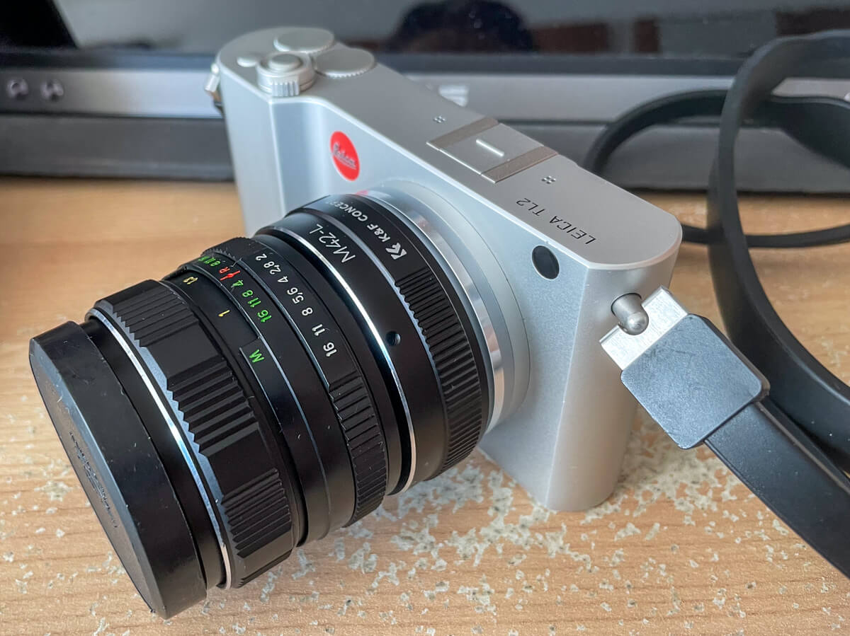 HELIOS 44M-4レンズをLeica TL2にマウントアダプターで付けてみた話